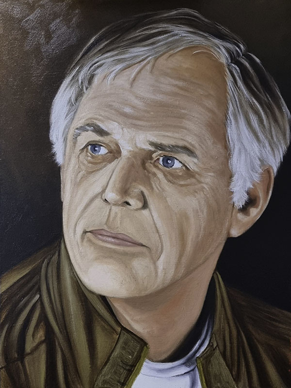Een portret van Rob door portretschilder Dimitri Habich
