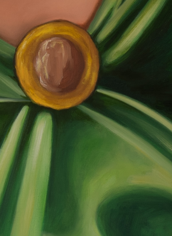 Detail van het schilderij Sibille