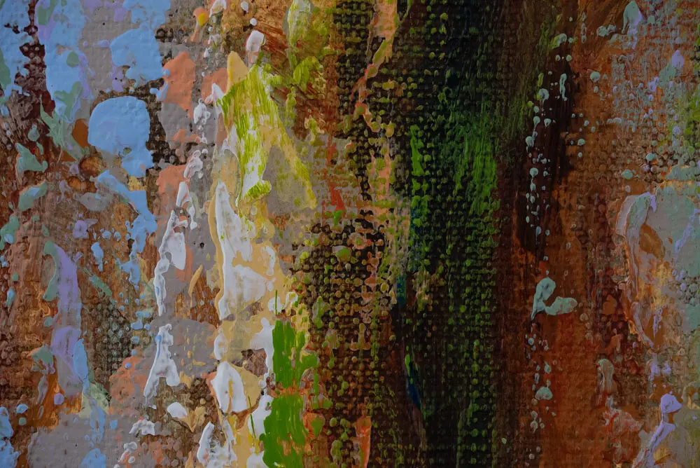 Detail van het schilderij Boomschors 1