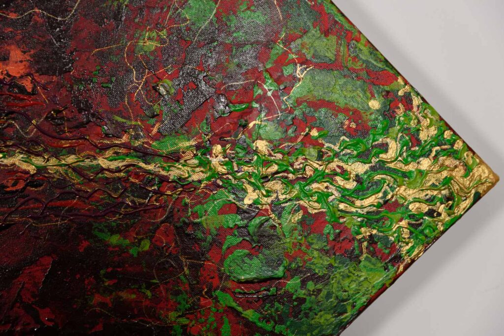 Detail 2 van het schilderij Brein 2